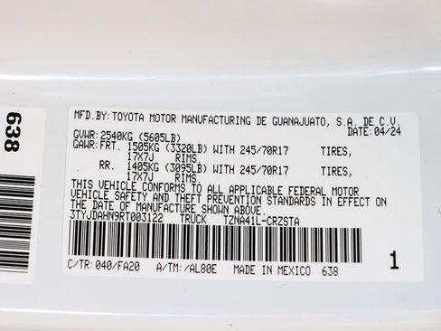 Used 2024 Toyota Tacoma SR RWD image 25