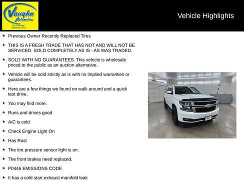 Used 2017 Chevrolet Suburban LT w/ Luxury Package AWD/4WD image 2