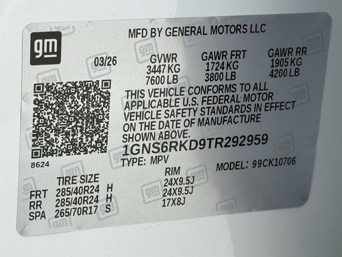 New 2026 Chevrolet Tahoe RST image 24