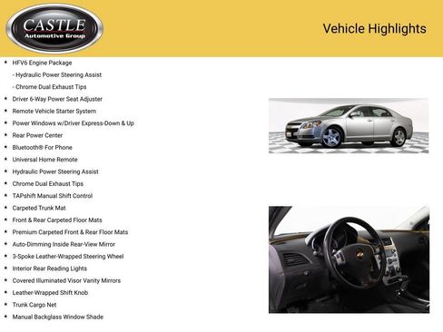 Used 2009 Chevrolet Malibu LT w/ HFV6 Engine Package image 8