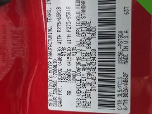 Used 2014 Toyota Tundra SR5 w/ SR5 Upgrade Package image 9