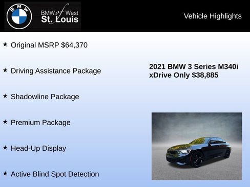 Used 2021 BMW M340i xDrive w/ Premium Package AWD/4WD image 8