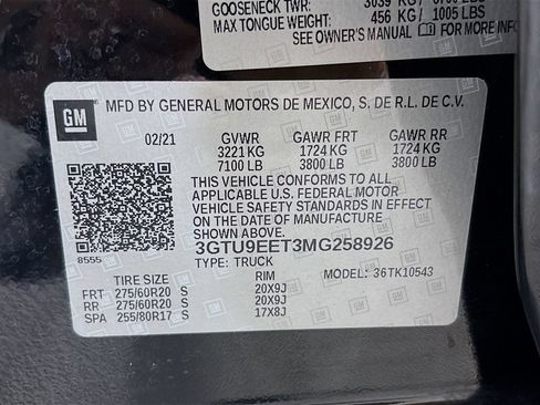 Used 2021 GMC Sierra 1500 AT4 w/ AT4 Value Package AWD/4WD image 36