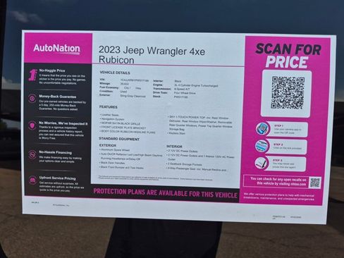 Used 2023 Jeep Wrangler Unlimited Rubicon 4xe w/ Steel Bumper Group AWD/4WD image 23