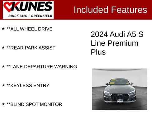 Used 2024 Audi A5 2.0T Premium Plus AWD/4WD image 3
