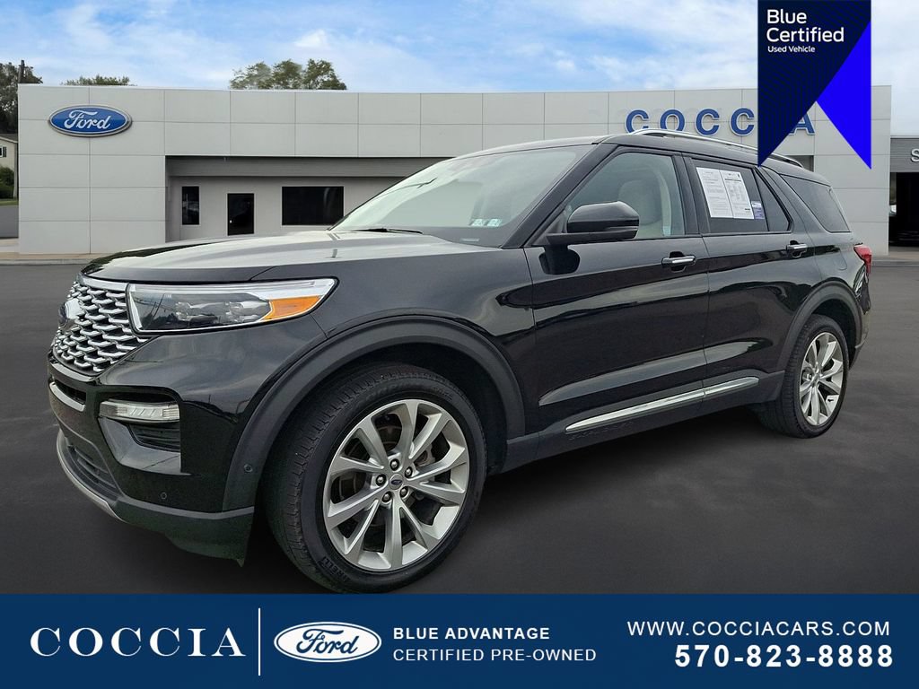 Certified 2021 Ford Explorer Platinum w/ Equipment Group 601A AWD/4WD image 1