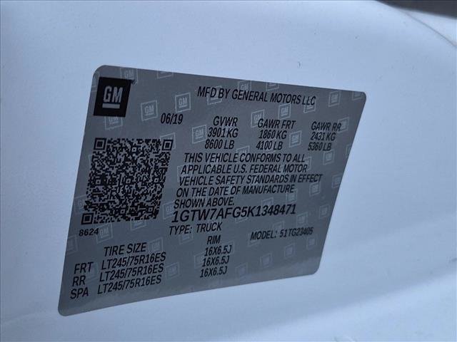 Used 2019 GMC Savana 2500 w/ Driver Convenience Package RWD image 14