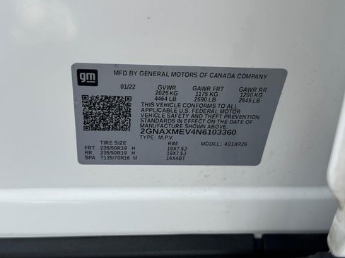 Used 2022 Chevrolet Equinox RS FWD image 28