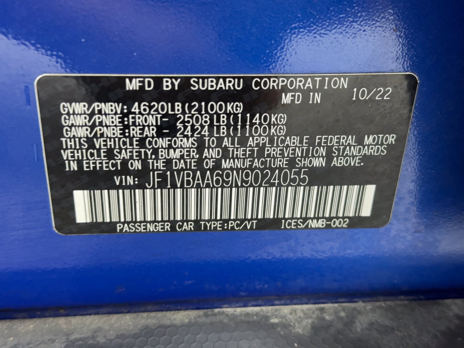 Used 2022 Subaru WRX AWD/4WD image 52