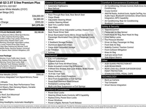 Used 2020 Audi Q3 2.0T Premium Plus w/ Premium Plus Package image 4