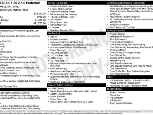 New 2026 MAZDA CX-30 AWD 2.5 S image 31