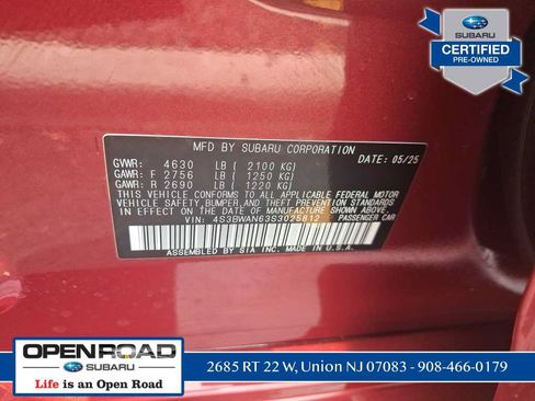 Used 2025 Subaru Legacy Limited AWD/4WD image 25