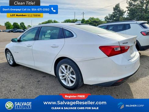 Used 2017 Chevrolet Malibu Hybrid w/ Driver Confidence Package FWD image 3