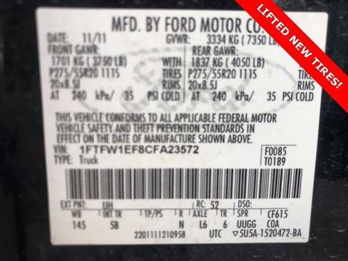 Used 2012 Ford F150 FX4 w/ FX Luxury Pkg image 22