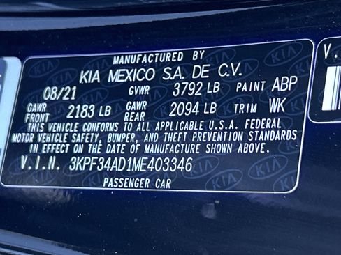 Used 2021 Kia Forte GT-Line FWD image 36