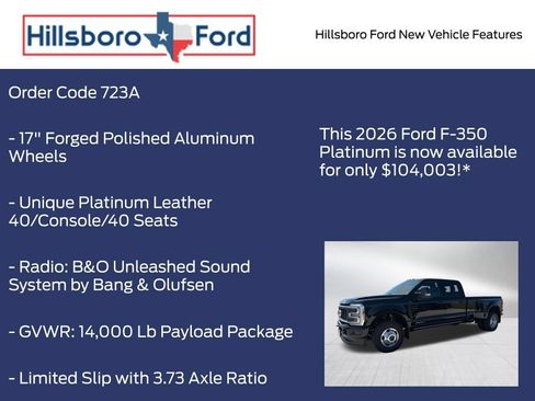 New 2026 Ford F350 Platinum AWD/4WD image 10
