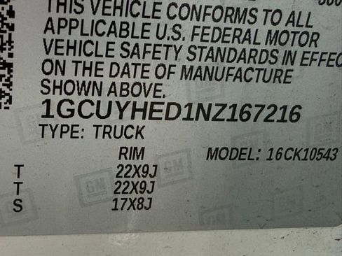 Used 2022 Chevrolet Silverado 1500 High Country w/ LPO, Dark Essentials Package image 34