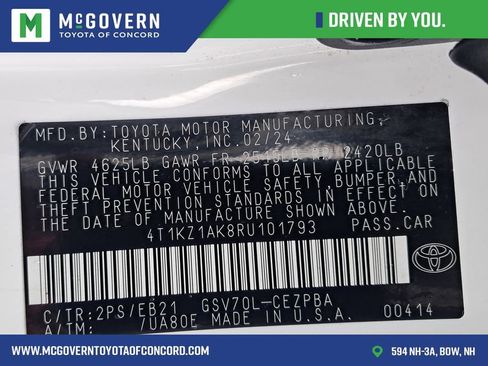 Used 2024 Toyota Camry TRD w/ TRD Package w/JBL Audio FWD image 36