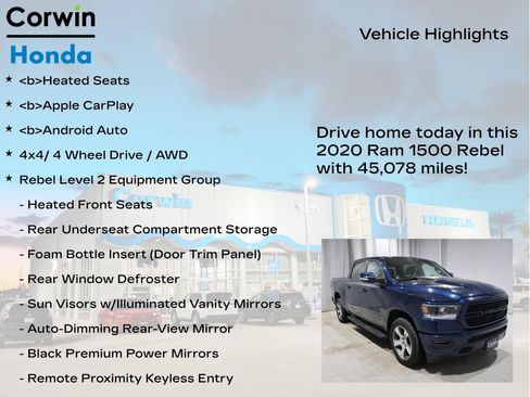 Used 2020 RAM 1500 Sport w/ Level 2 Equipment Goup w/2_L image 6