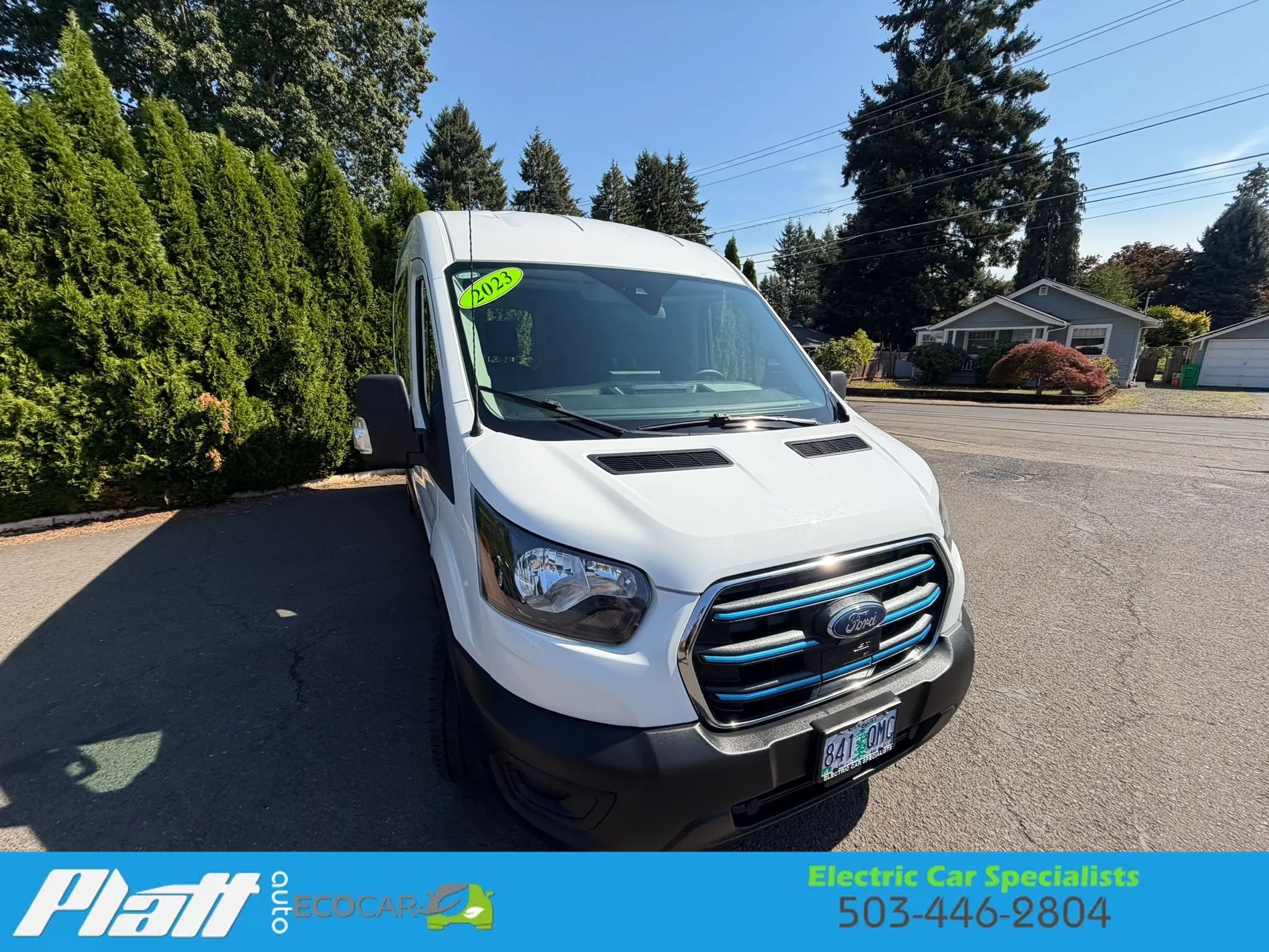 Used 2023 Ford E-Transit Medium Roof w/ Load Area Protection Package RWD image 14