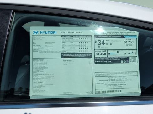 Used 2026 Hyundai Elantra Limited FWD image 10