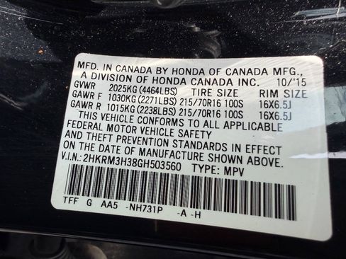 Used 2016 Honda CR-V LX image 15