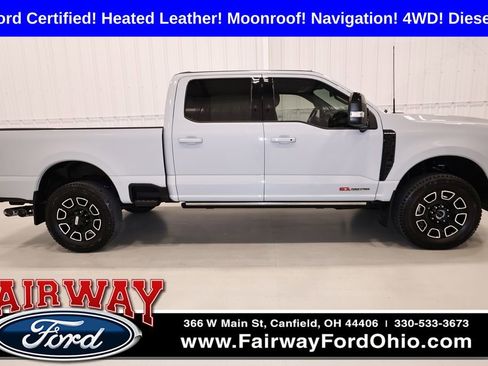 Certified 2025 Ford F350 Platinum w/ FX4 Off-Road Package AWD/4WD image 1