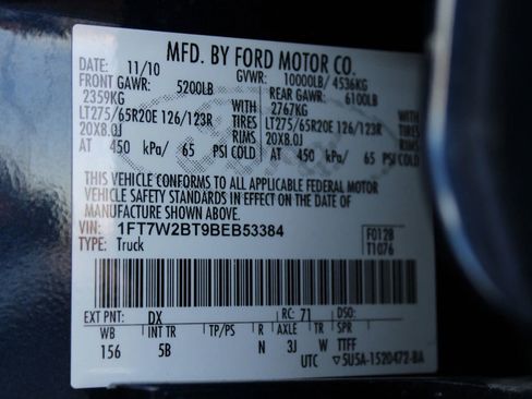 Used 2011 Ford F250 Lariat w/ Lariat Ultimate Pkg image 13