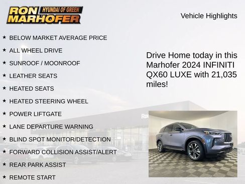 Used 2024 INFINITI QX60 Luxe AWD/4WD image 13