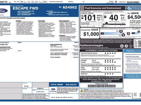 New 2025 Ford Escape SE image 5