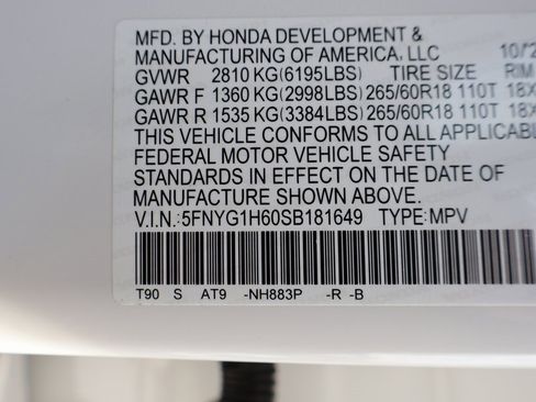 Certified 2025 Honda Pilot TrailSport image 36