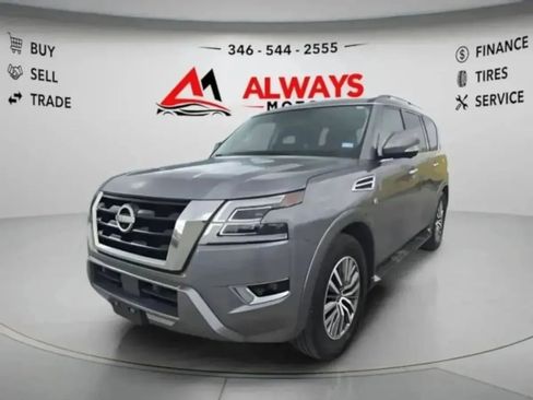 Used 2021 Nissan Armada SL w/ Captain's Chairs Package RWD image 2