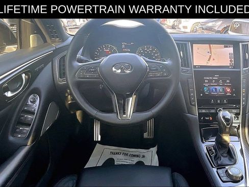Used 2023 INFINITI Q50 Red Sport 400 w/ Carbon Fiber Package RWD image 6