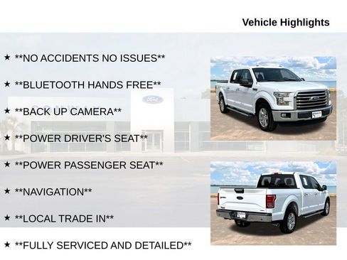 Used 2016 Ford F150 XLT w/ Equipment Group 302A Luxury RWD image 6