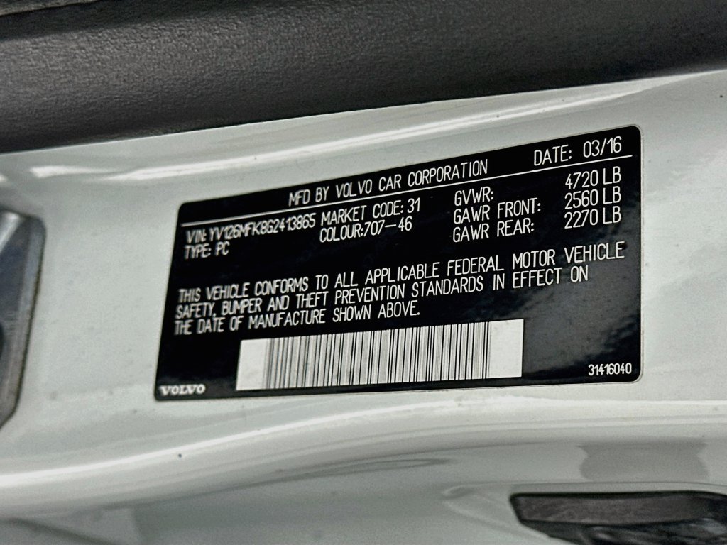 Used 2016 Volvo S60 T5 Premier w/ Convenience Package FWD image 36
