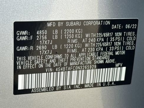Used 2022 Subaru Outback Premium AWD/4WD image 39
