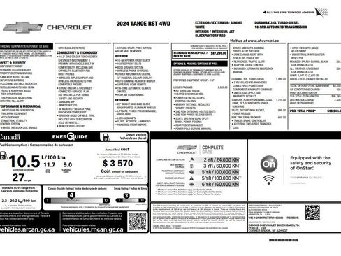 Certified 2024 Chevrolet Tahoe RST w/ Luxury Package AWD/4WD image 37