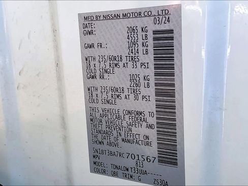 Used 2024 Nissan Rogue SV image 34