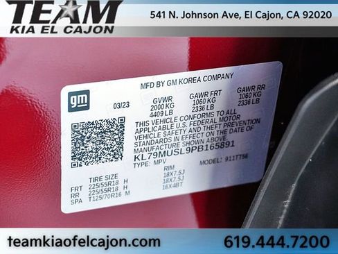Used 2023 Chevrolet TrailBlazer RS w/ Convenience Package AWD/4WD image 32