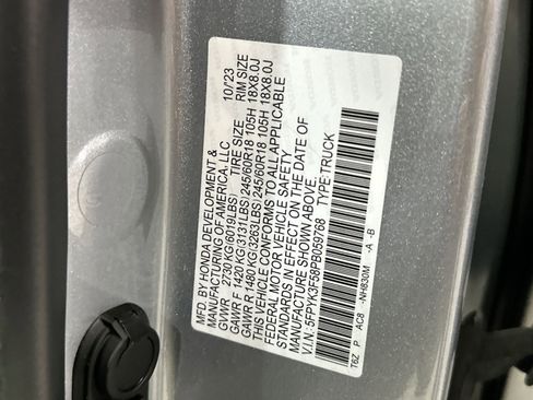 Used 2023 Honda Ridgeline RTL image 44