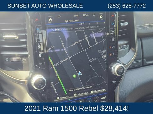 Used 2021 RAM 1500 Rebel w/ Rebel Level 2 Equipment Group AWD/4WD image 40
