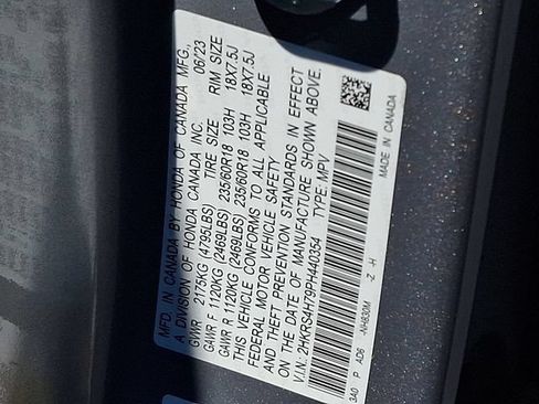 Certified 2023 Honda CR-V EX-L image 27