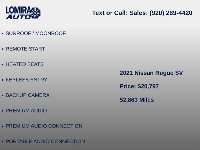 Used 2021 Nissan Rogue SV AWD/4WD image 8