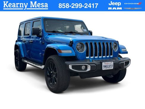 Certified 2023 Jeep Wrangler Unlimited Sahara w/ Cold Weather Group AWD/4WD image 1