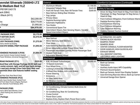 Used 2024 Chevrolet Silverado 2500 LTZ w/ LTZ Plus Package AWD/4WD image 2