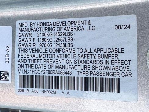 Certified 2024 Honda Accord Touring image 27
