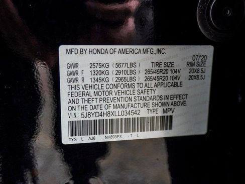 Used 2020 Acura MDX SH-AWD w/ Advance Package image 47