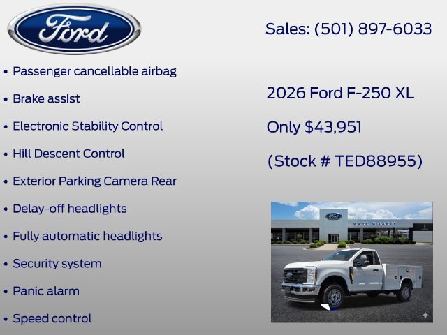 New 2026 Ford F250 XL w/ XL Chrome Package AWD/4WD image 18