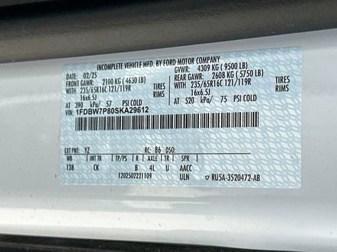 New 2025 Ford Transit 350 AWD w/ Interior Upgrade Package image 18