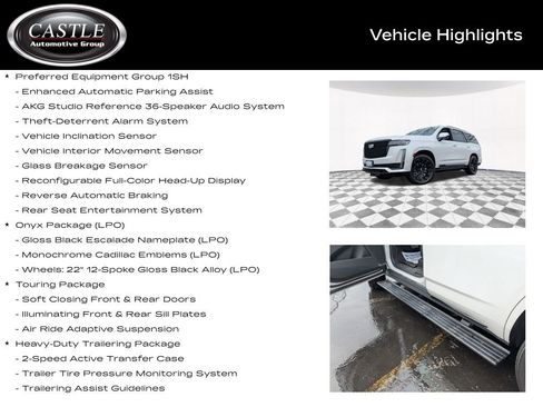 Certified 2024 Cadillac Escalade Sport Platinum w/ LPO, ONYX Package AWD/4WD image 8